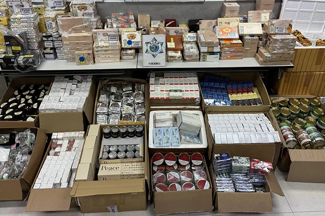 Customs: Authorities apprehend boat with illegal imports worth over MOP2 million