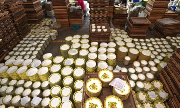 Factory activity contracts for a second month 